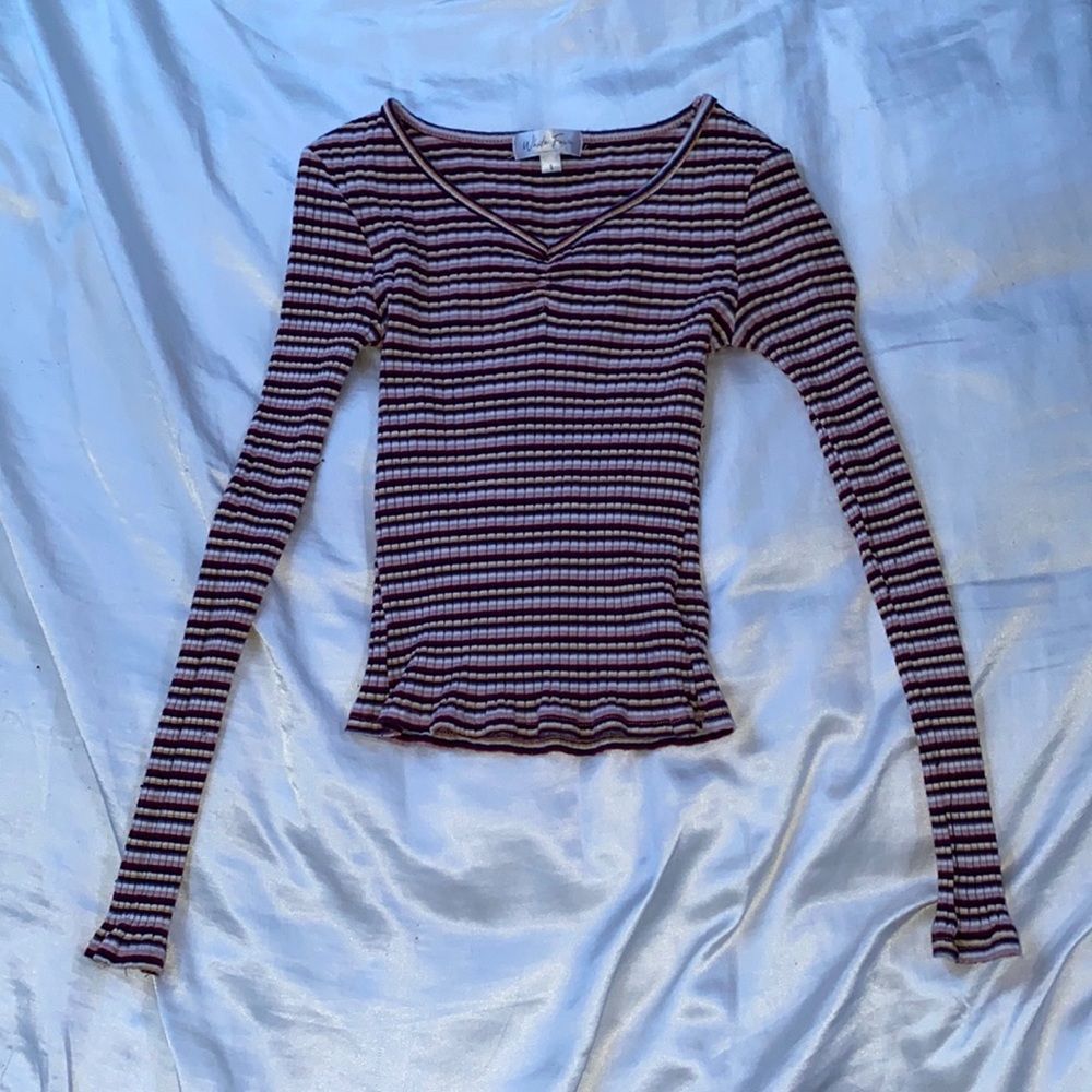 Multi-colored long sleeve from Tilly’s, size S